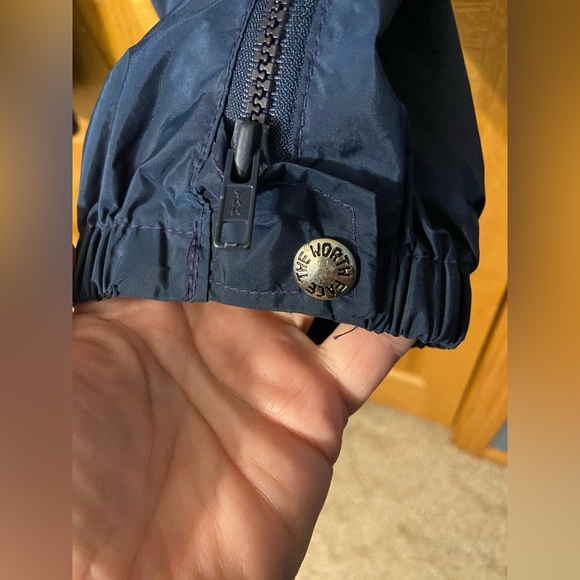Vintage The North Face Brown Label Gore Tex Side Zip Windbreaker Blue size Large - Picture 3 of 7
